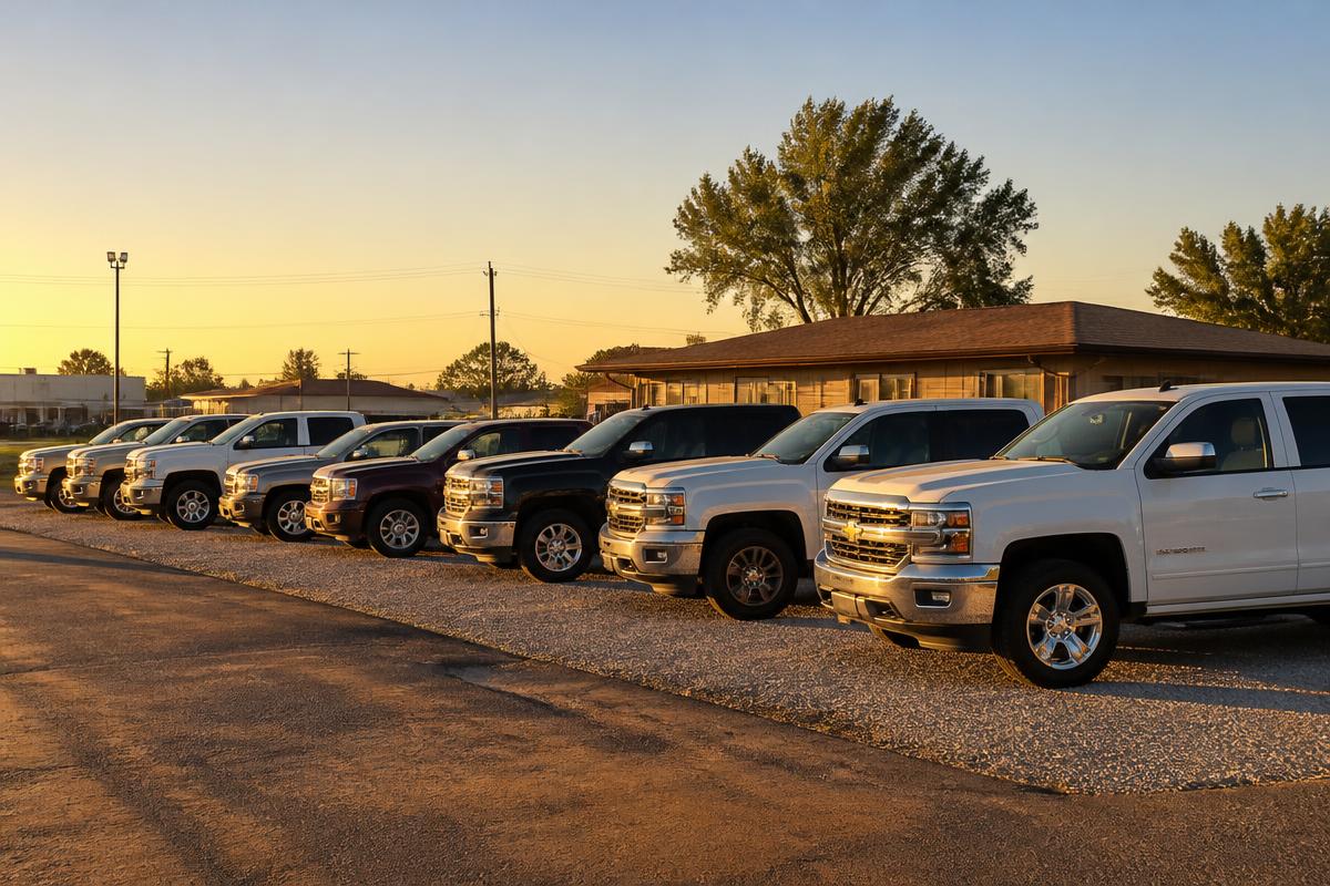 Friendly local used car lot in Altus, Oklahoma with trucks and SUVs